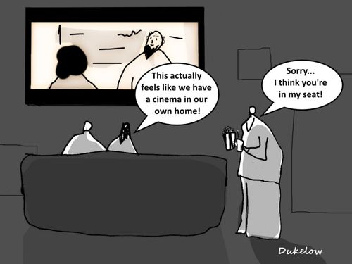 "This actually feels like we have a cinema in our own home!"