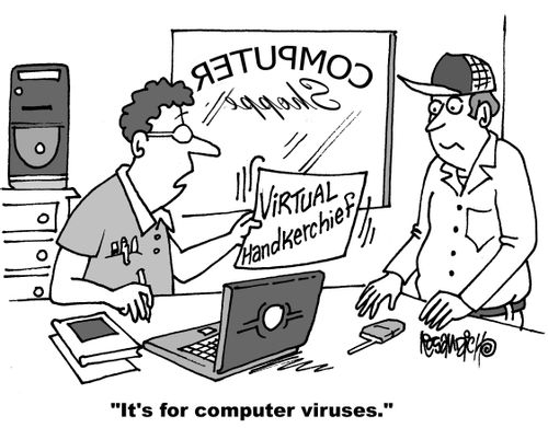 "It's for computer viruses."