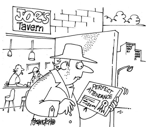 Joe's Tavern: Perfect Attendance