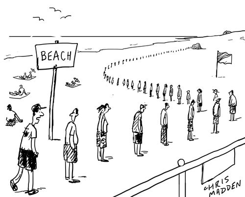 Beaches and Social Distancing