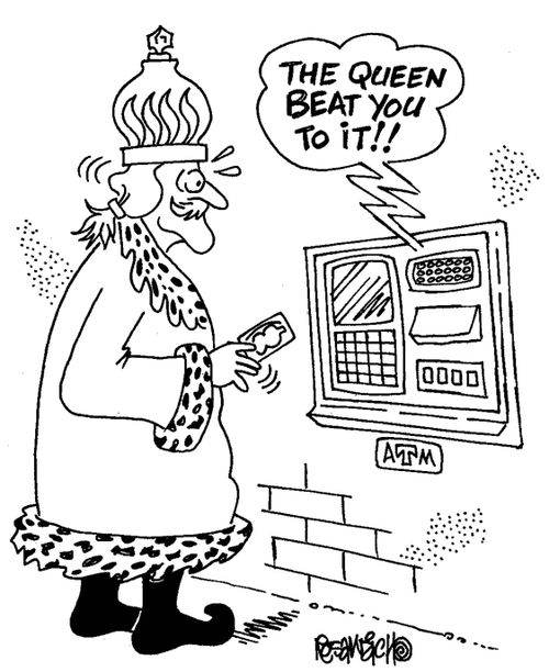 "The Queen beat you to it!!"