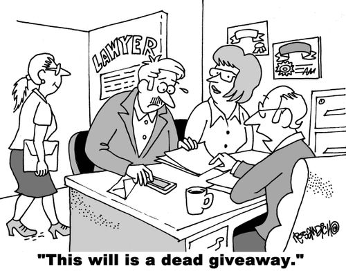 "This will is a dead giveaway."