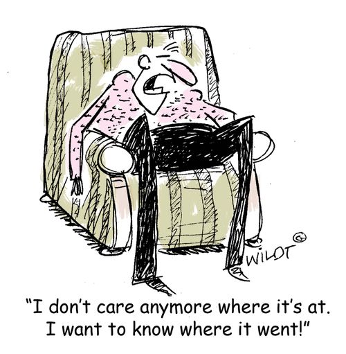 "I don't care anymore where it's at. I want to know where it went!"