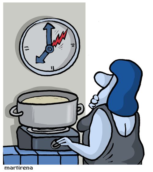 High electrical consumption