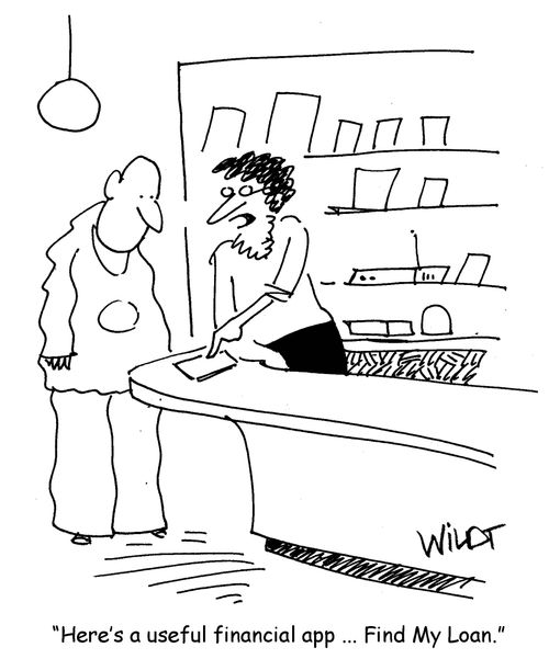 "Here's a useful financial app...Find My Loan."