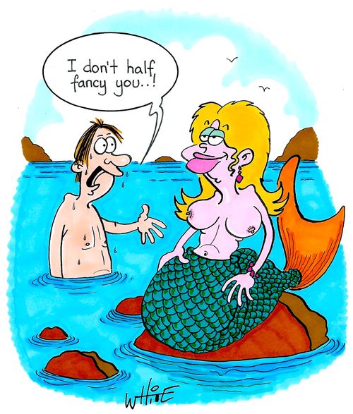 "I don't half fancy you. . .!"