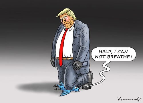 "Help, I can not breathe!" 