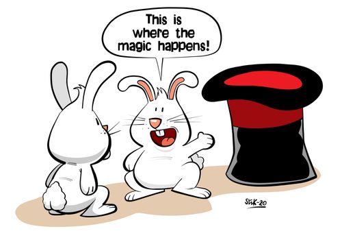 "This is where the magic happens!"