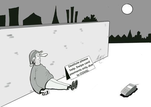 Destitute, Please Help  - Swipe Card Payments Only . . . Due to Covid.
