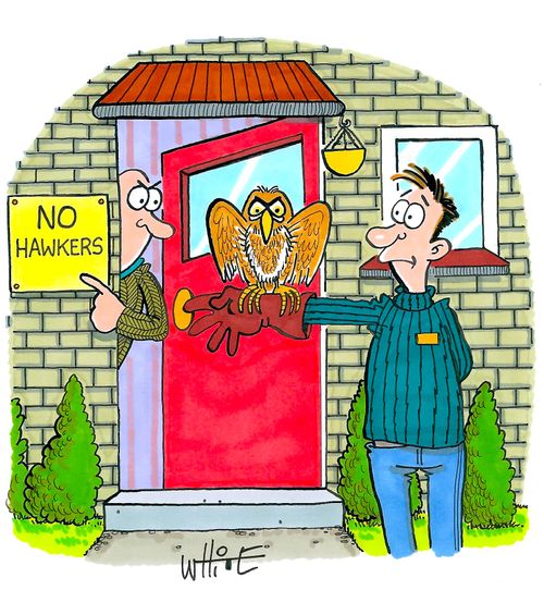 No Hawkers...