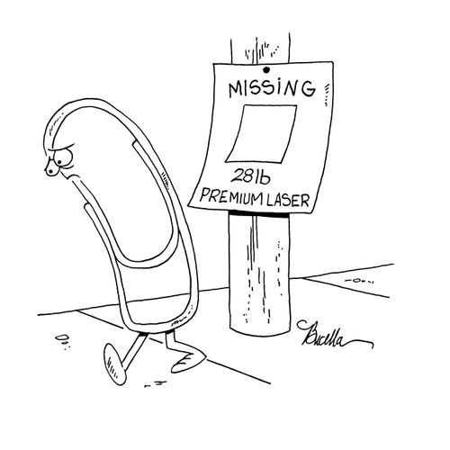 Missing sheet of paper