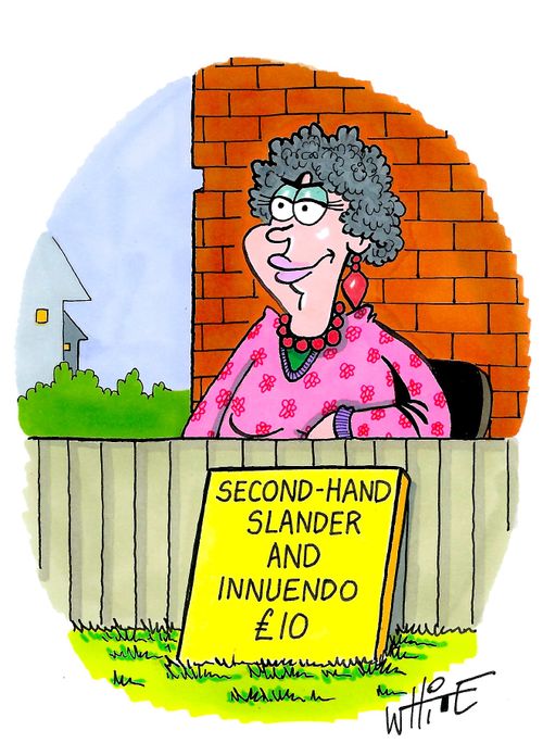 Second-hand Slander and Innuendo £10