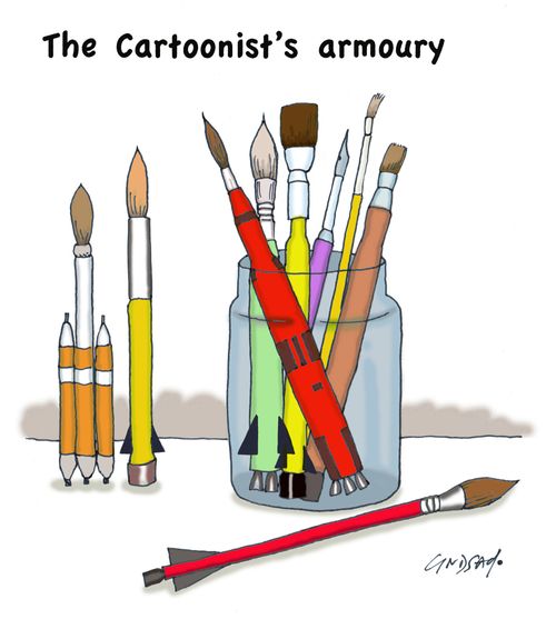 The Cartoonist's armoury 