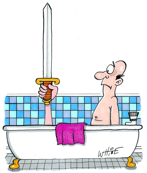 Lady of the bath...