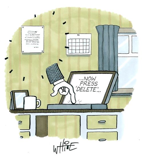 ....Now press "delete"...