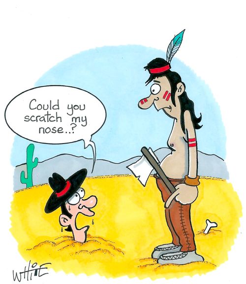 "Could you scratch my nose..?"