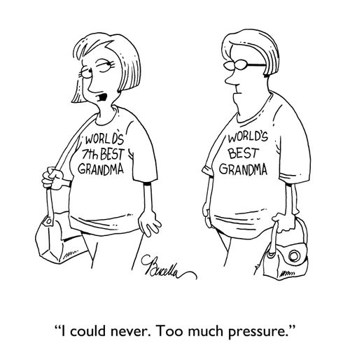 "I could never. Too much pressure."