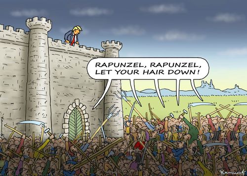 "Rapunzel, Rapunzel, let your hair down!"