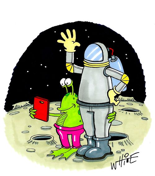 Astronaut selfie...