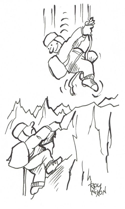 Abseiler and Mountaineer