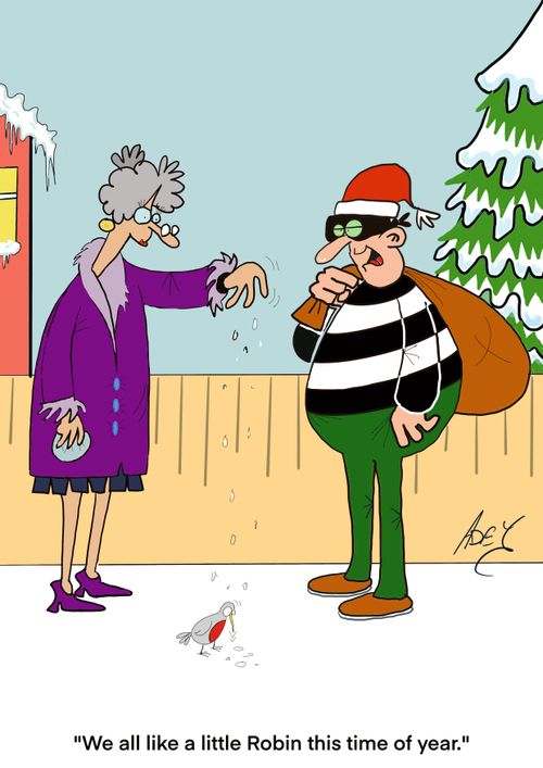 "We all like a little Robin this time of year."