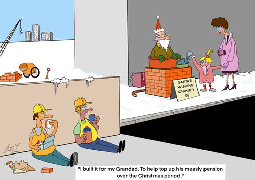"I built it for my Grandad. To  help top up his measly pension over the Christmas period."