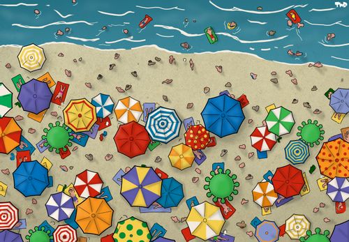 Coronavirus at the beach
