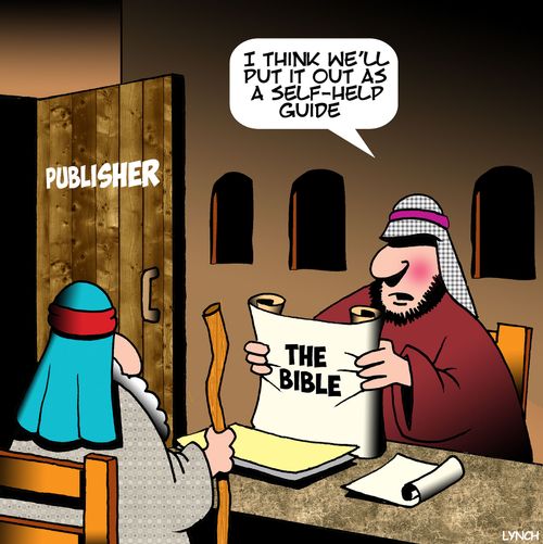"I think we'll put it out as a self-help guide."