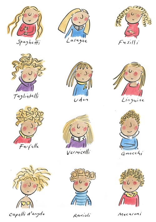 Pasta Hair