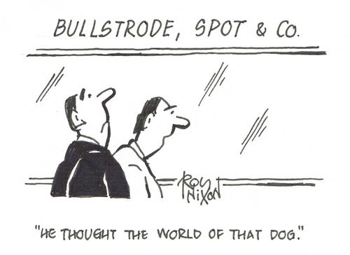 "He thought the world of that dog."