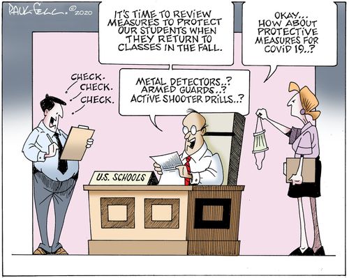 "It's time to review measures to protect our students when they return to classes in the fall."
