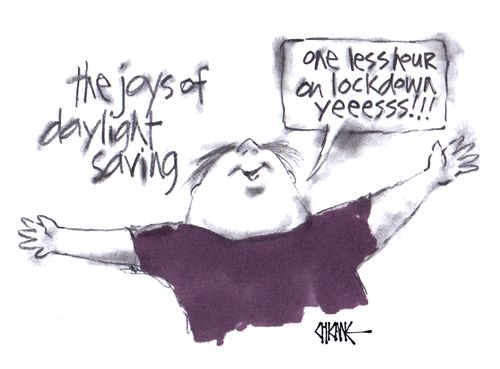 The joys of  daylight saving