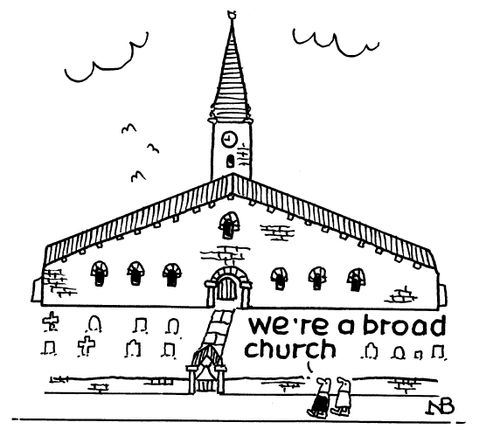"We're a broad church"