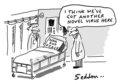 "I think we've got another novel virus here."