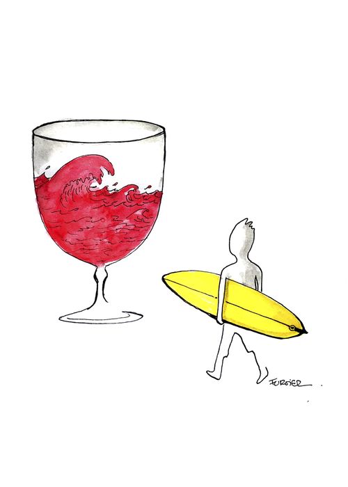 Wine surfer