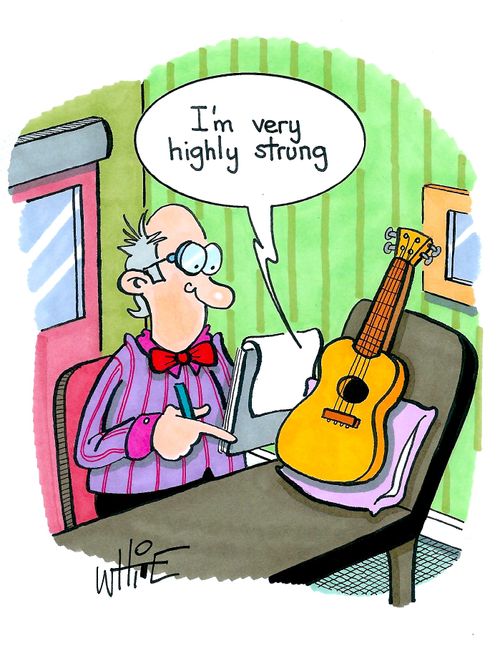 "I'm very highly strung..."