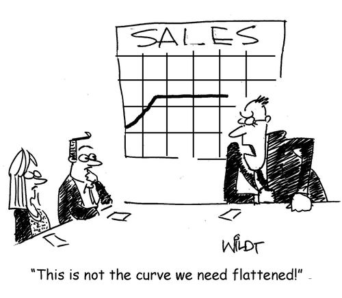 "This is not the curve we need flattened!"