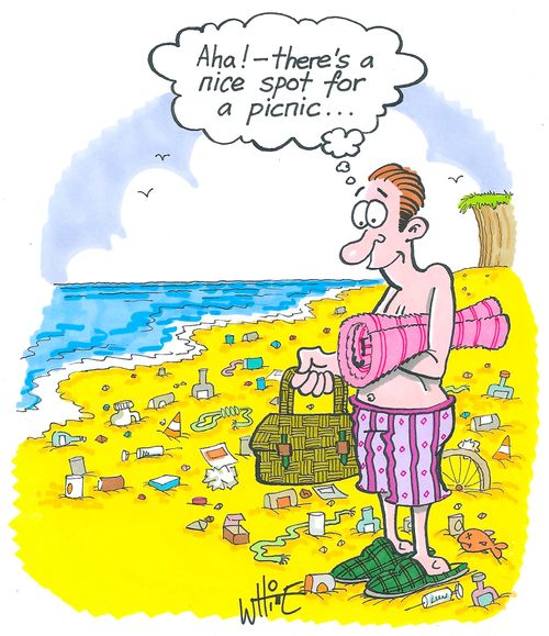 "Aha! - there's a nice spot for a picnic..."
