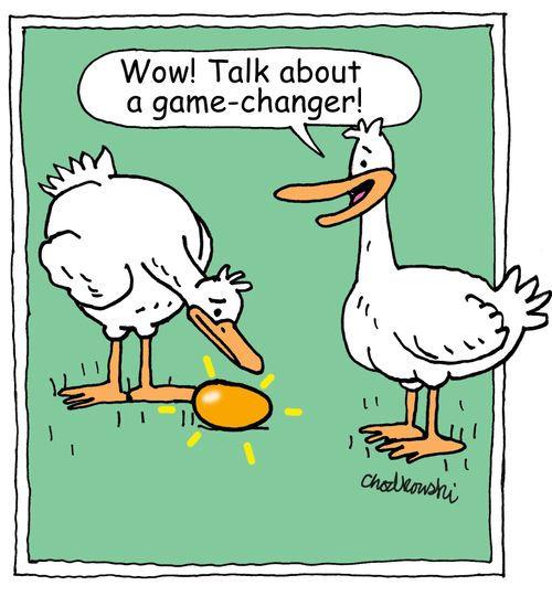 "Wow! Talk about a game-changer!"