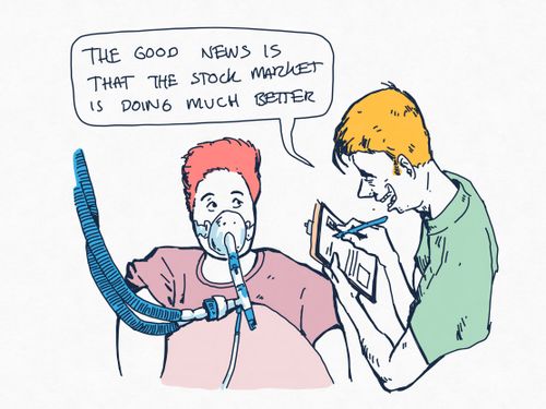 "The good news is that the stock market is doing much better."