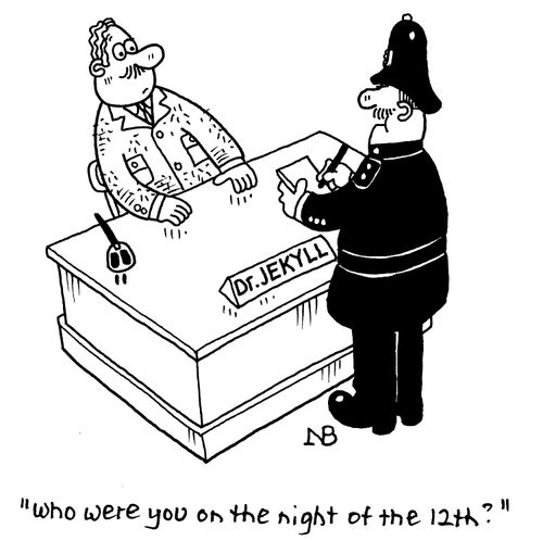 "Who were you on the night of the 12th?"