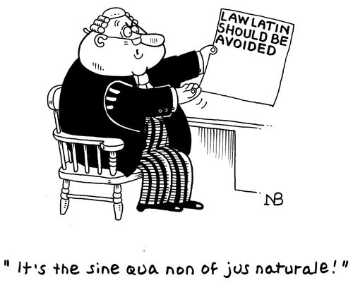 Law Latin should be avoided