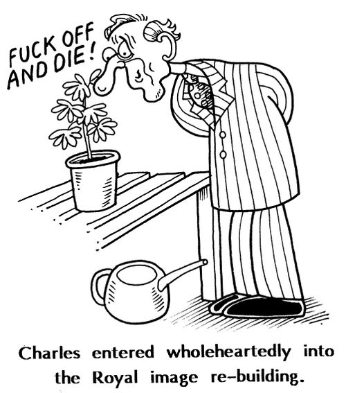 Charles entered wholeheartedly into the Royal image re-building.