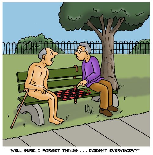 "Well sure, I forget things... doesn't everybody?"