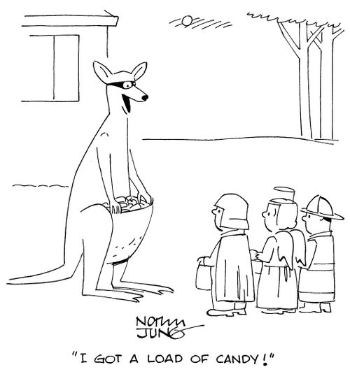 "I got a load of candy!"