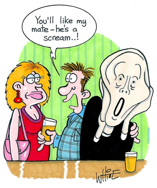 "You'll like my mate - he's a scream..!"