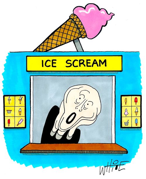 Ice scream man...