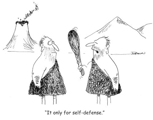 "It only for self-defense." 