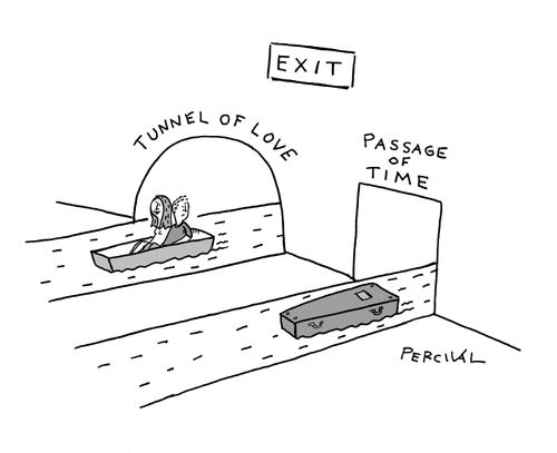 Tunnel of love. Passage of time.