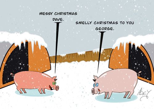 "Messy Christmas, Dave."
